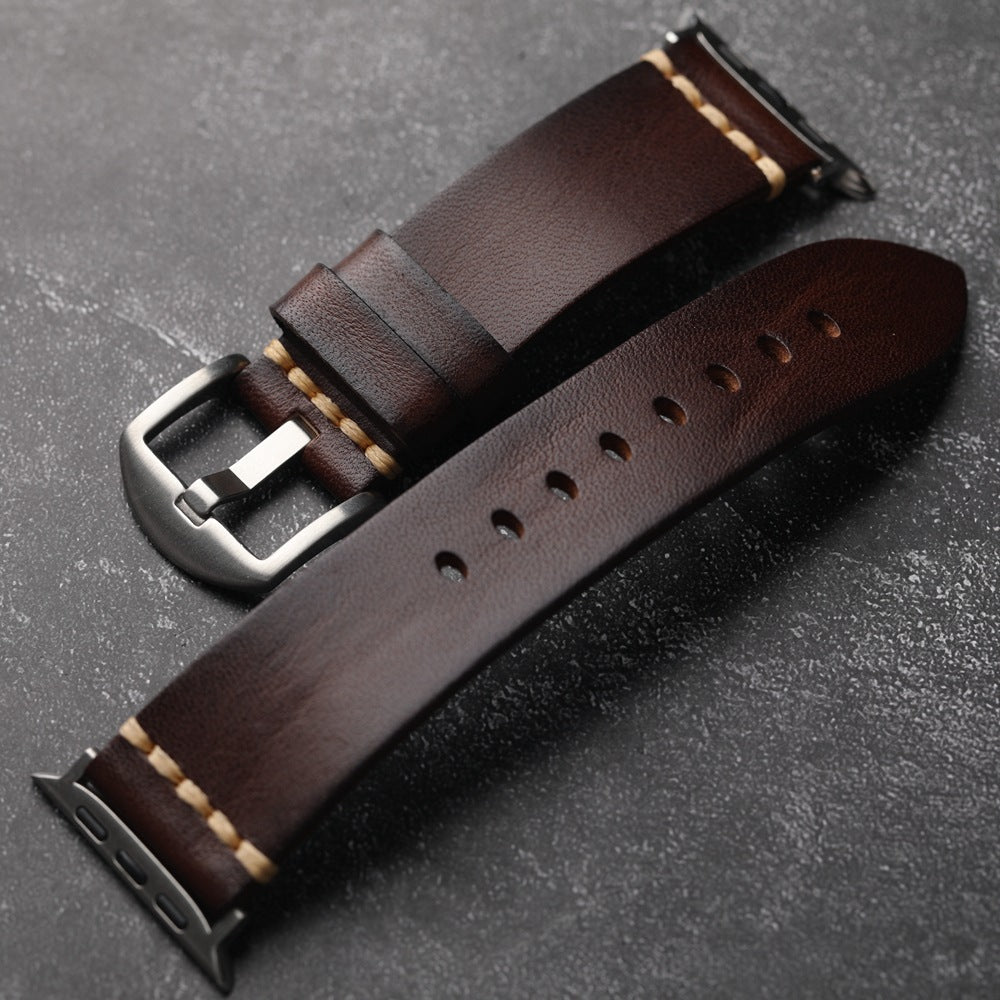 Vollnarbenlederband für die Apple Watch