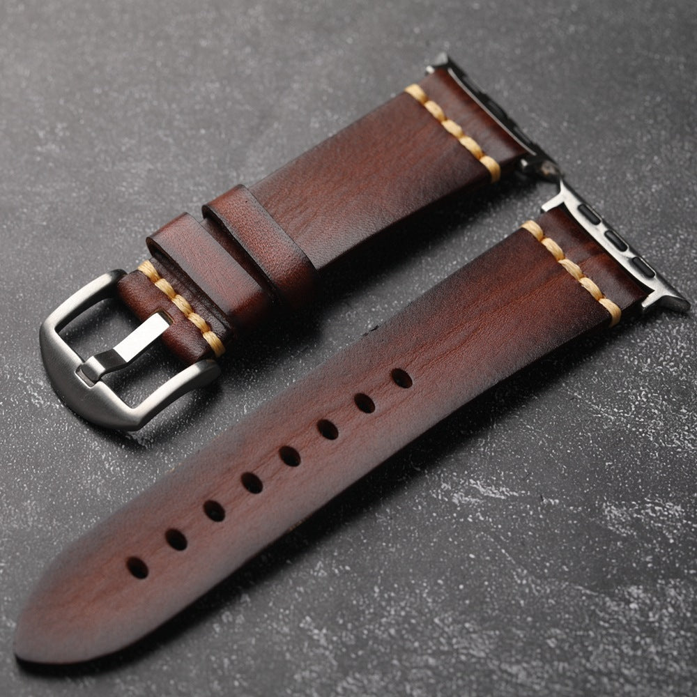 Vollnarbenlederband für die Apple Watch