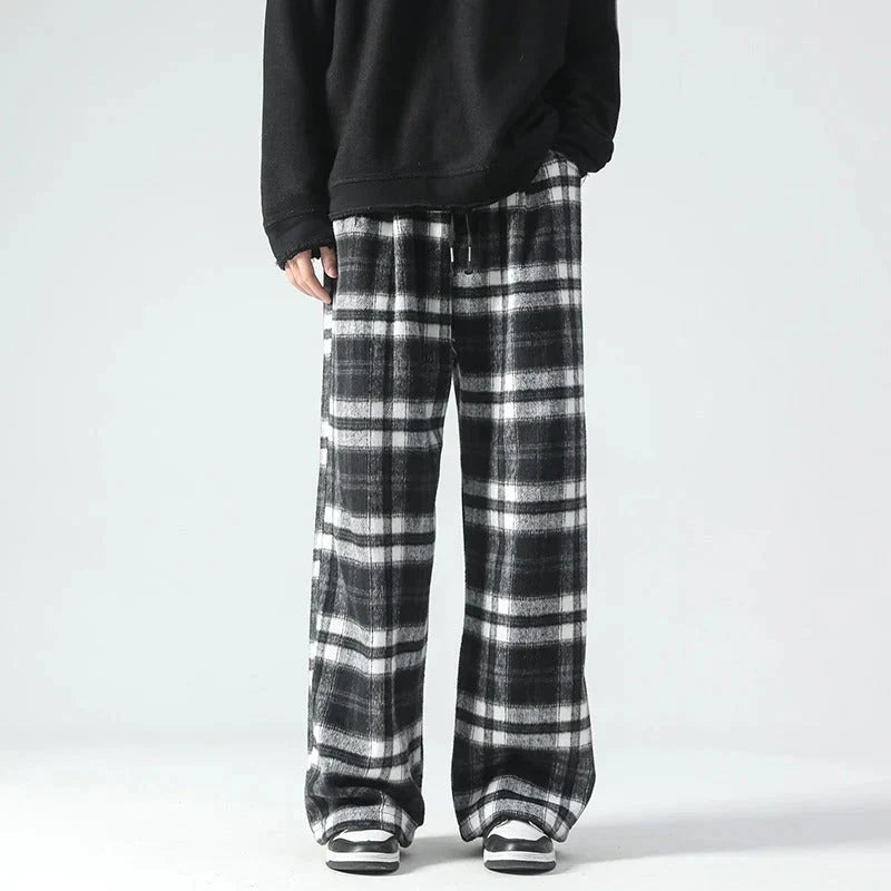 Dwight - Herren Dawnstring Plaid Hose