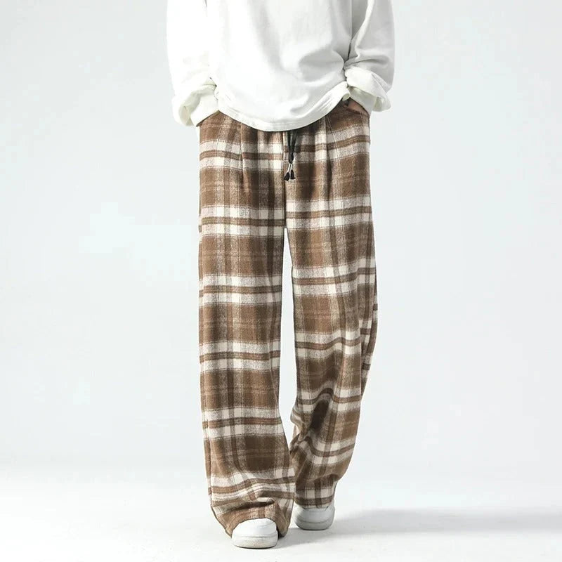 Dwight - Herren Dawnstring Plaid Hose